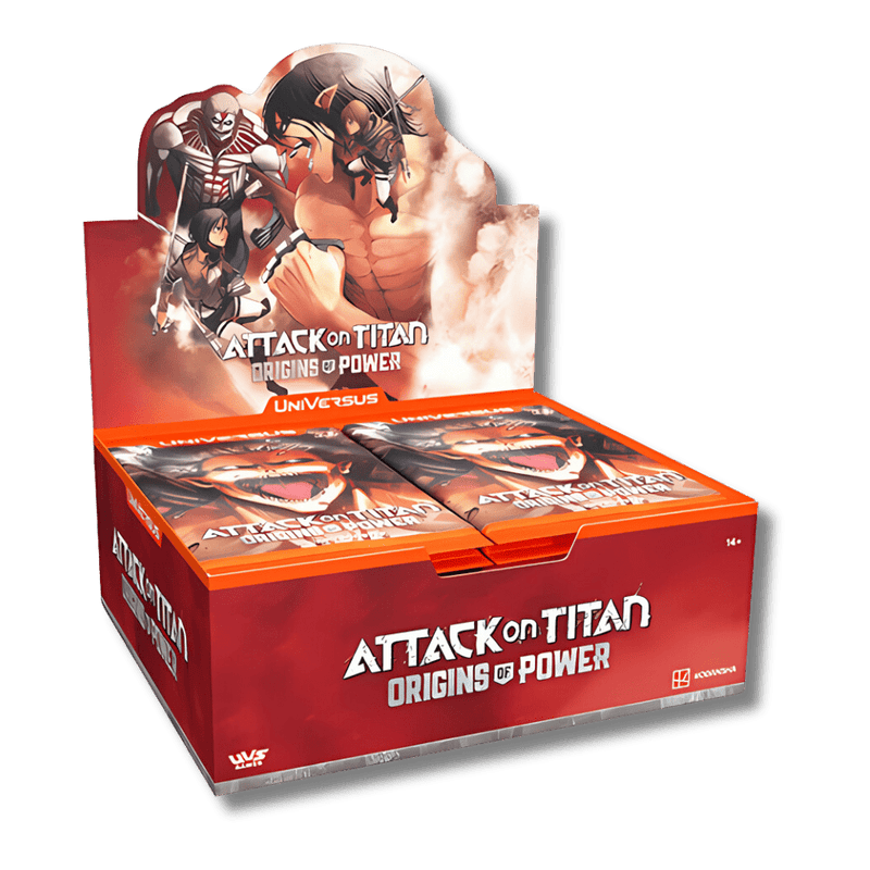 UniVersus CCG: Attack on Titan - Origins of Power Booster Display (PRE-ORDER)