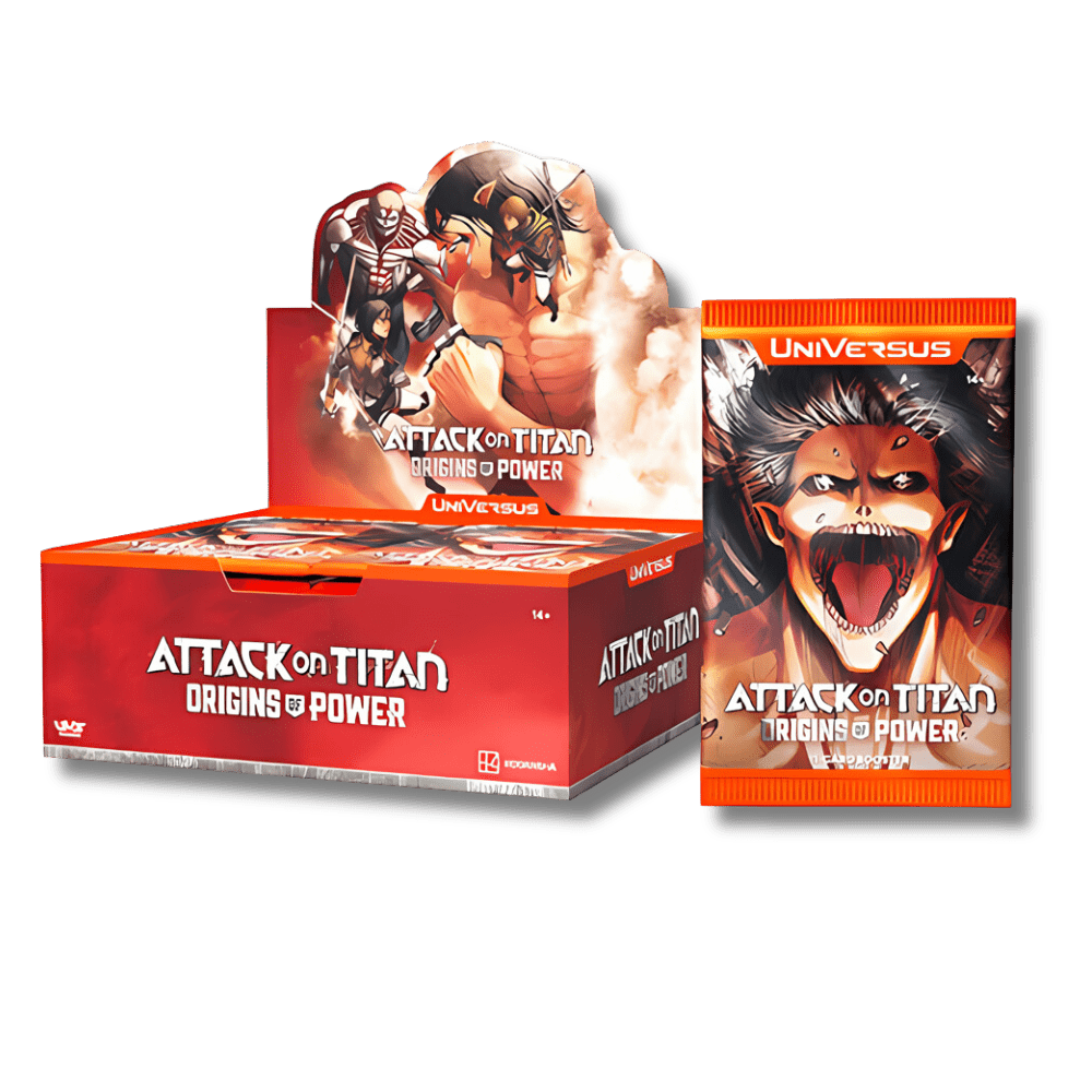 UniVersus CCG: Attack on Titan - Origins of Power Booster Display (PRE-ORDER)