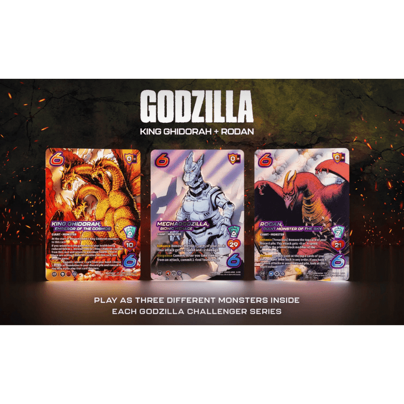 UniVersus CCG: Godzilla Challenger Series (King Ghidorah & Rodan)