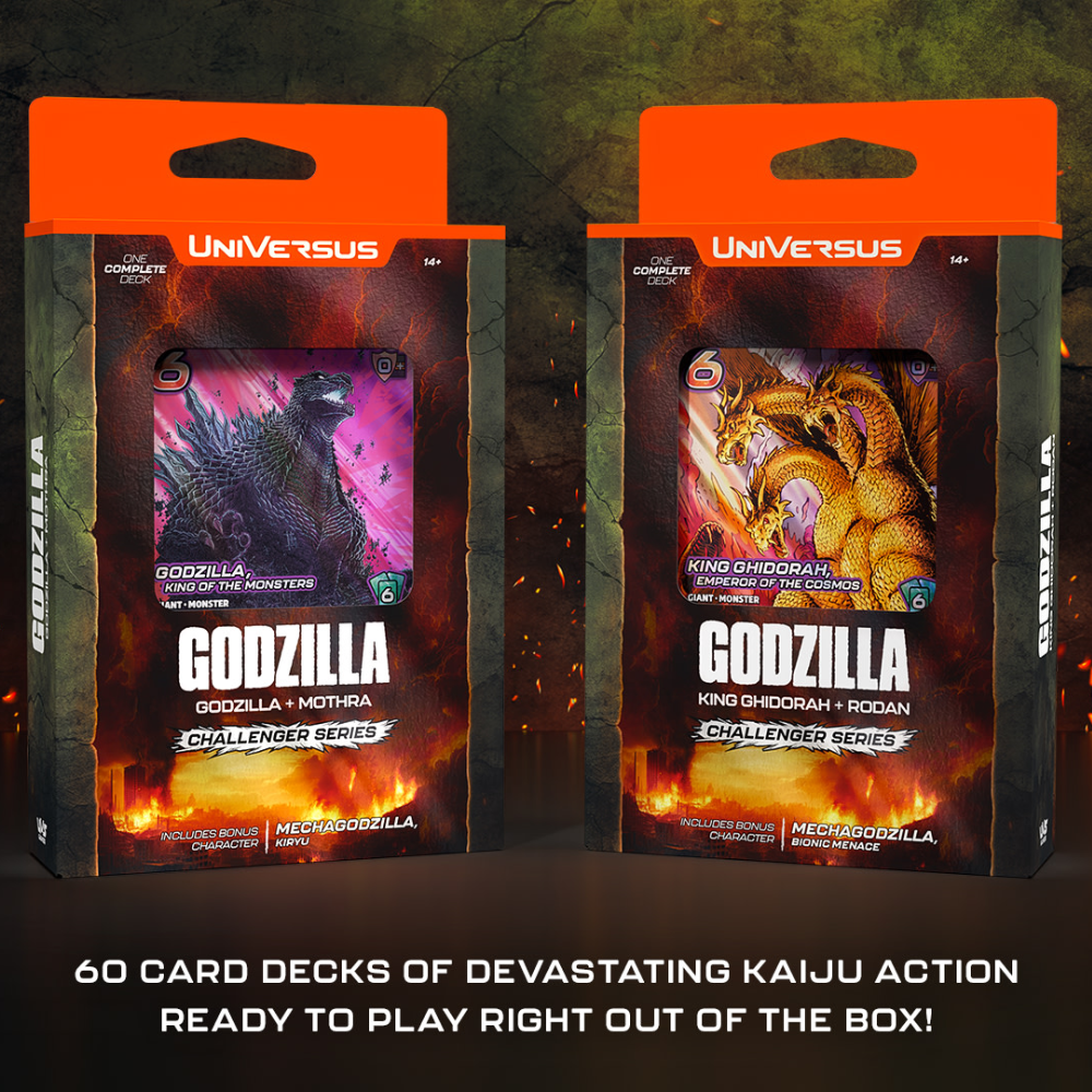 UniVersus CCG: Godzilla Challenger Series (2 Deck Set) – Thirsty Meeples