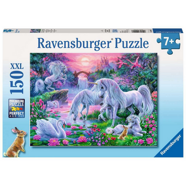 Unicorns in Sunset Glow