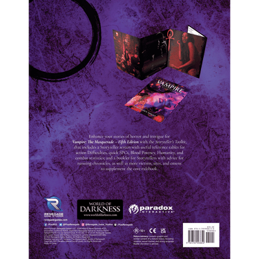 Vampire: The Masquerade RPG - Storyteller Screen and Toolkit - Thirsty Meeples