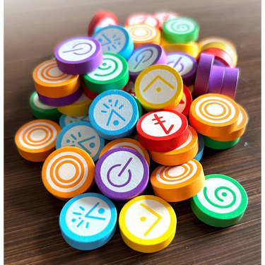 Vantage: Wooden Skill Tokens Upgrade Pack - Thirsty Meeples