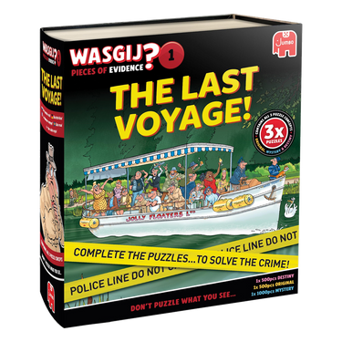 Wasgij Pieces of Evidence 1 - The Last Voyage! box