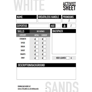 White Sands RPG