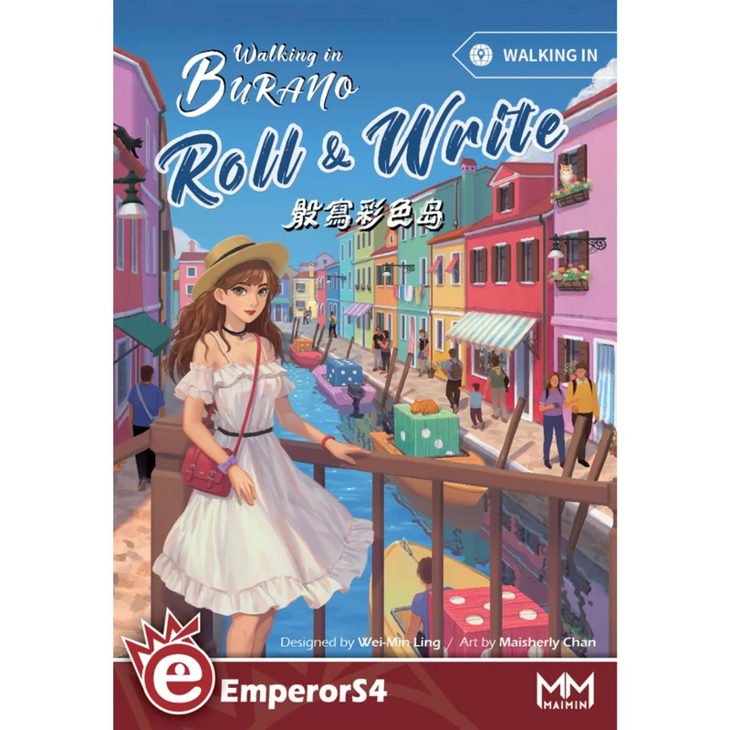 Walking in Burano: Roll & Write (PRE-ORDER)