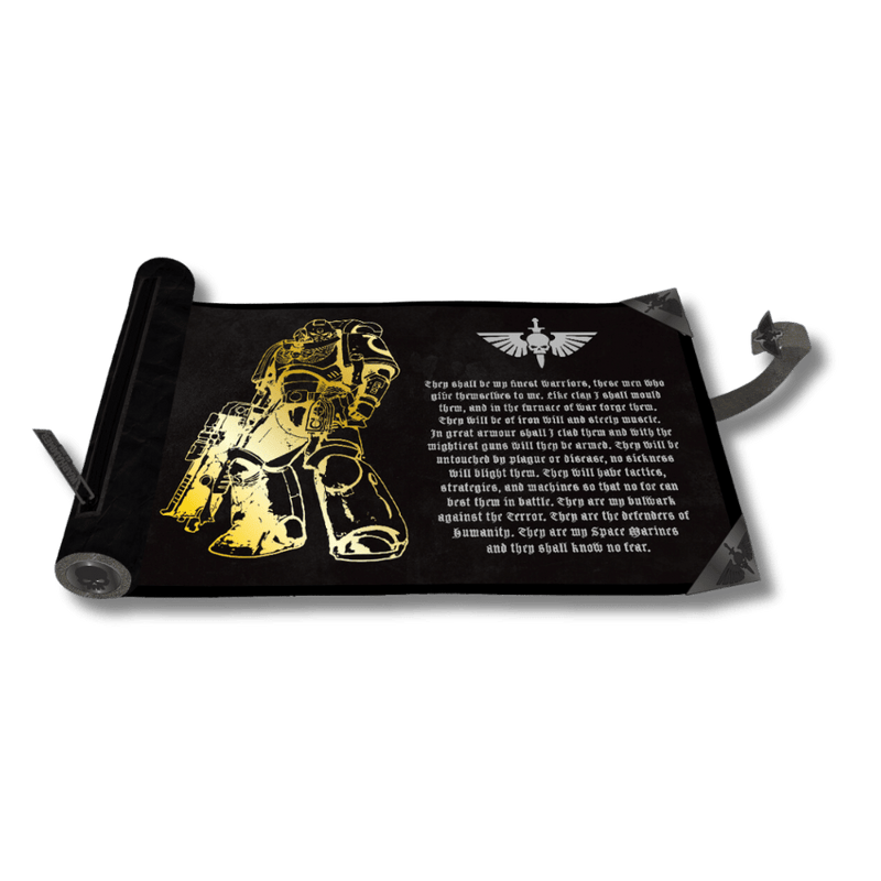 Warhammer 40,000: Space Marines - Adeptus Astartes Dice Scroll Premium Foil (PRE-ORDER)