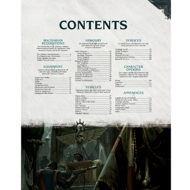 Warhammer 40,000 RPG: Imperium Maledictum Macharian Requisition Guide