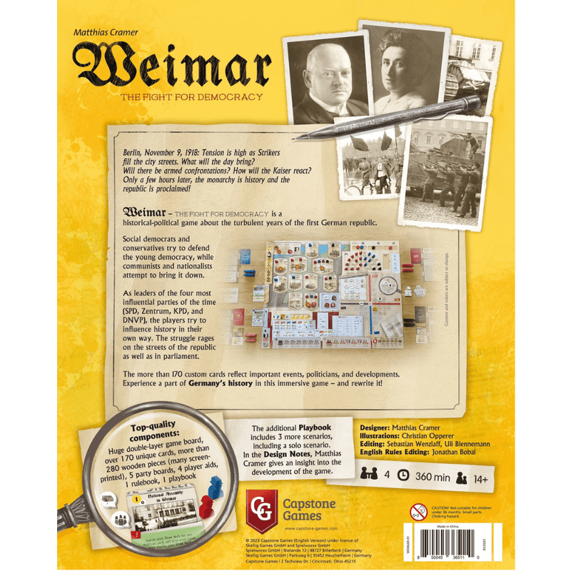 Weimar: The Fight for Democracy