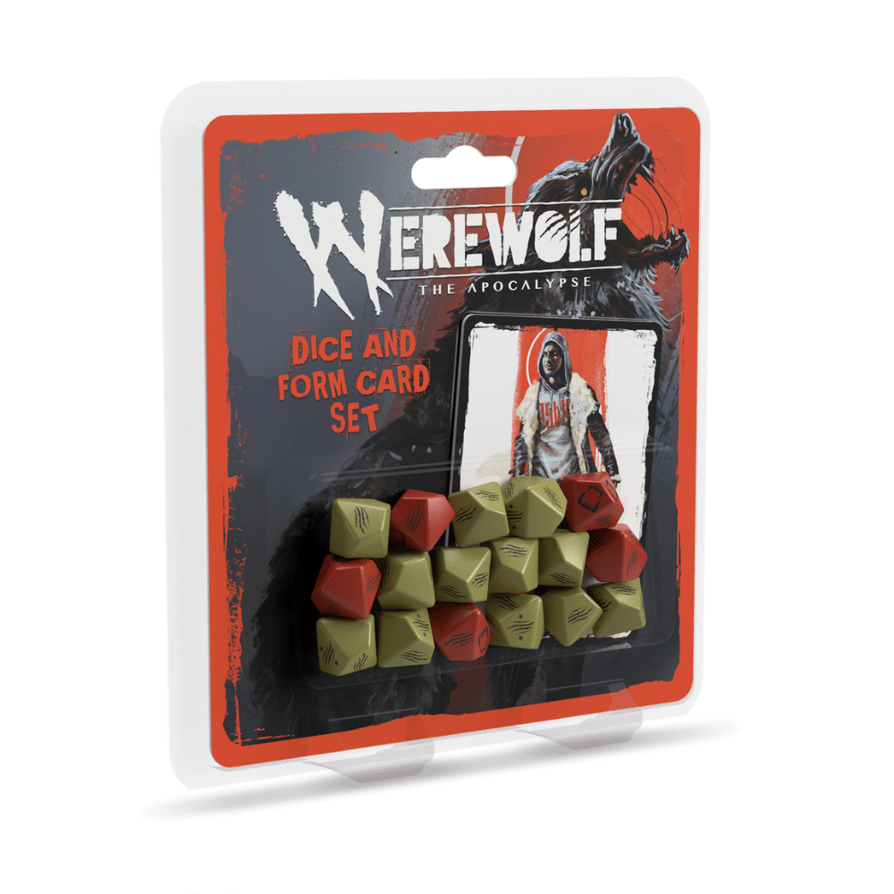 Werewolf: The Apocalypse RPG - Dice and Form Card Set