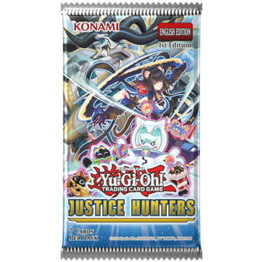 Yu-Gi-Oh! Justice Hunters Booster Pack - Thirsty Meeples