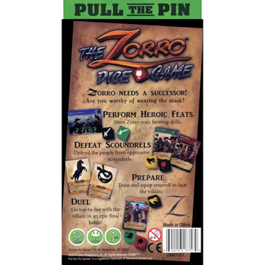 The Zorro Dice Game
