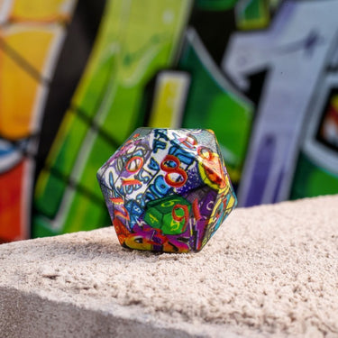 Full Art Dice Set: Graffiti - Thirsty Meeples
