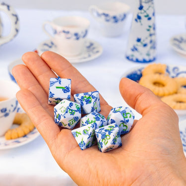 Full Art Dice Set: Porcelain - Thirsty Meeples