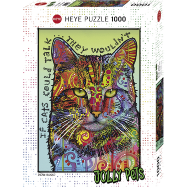 If Cats Could Talk 1000 piece jigsaw puzzle - box packaging