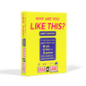 Exploding Kittens' Why Are You Like This? Grab & Game party game box with colorful artwork, perfect for social gatherings and fun.