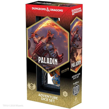 Dungeons & Dragons Adventure Dice Set - Paladin (Orange/Blue)