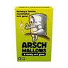 Avalon Hill Games Arschmallows family game box with colorful marshmallow-shaped game pieces and playful design.
