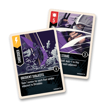 Unmatched Adventures: Teenage Mutant Ninja Turtles - Shredder vs Krang (PRE-ORDER) - Thirsty Meeples