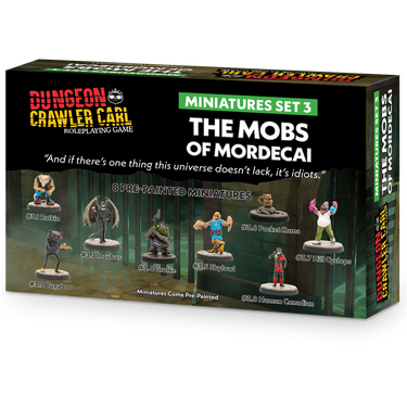 Dungeon Crawler Carl RPG: Miniatures Set 3: Mobs of Mordecai (PRE-ORDER)
