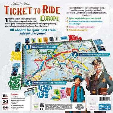 Ticket to Ride: Europe (Refresh) (DAMAGED)
