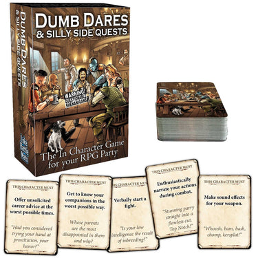 Dumb Dares & Silly Side Quests: The In Character Game for your RPG Party