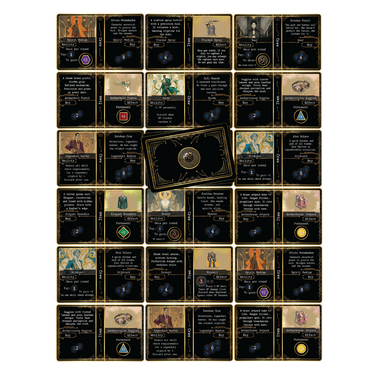 Kryptothera cards, items and crew