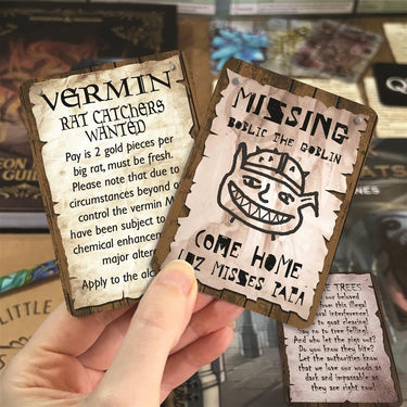 Town Notice Board cards