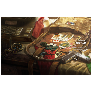 Fallout RPG: New Vegas Setting Guide - poker table art