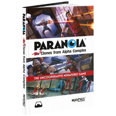 Paranoia: Five Clones from Alpha Complex - cover