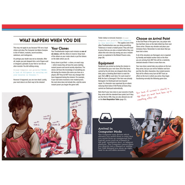 Paranoia: Five Clones from Alpha Complex - interior art