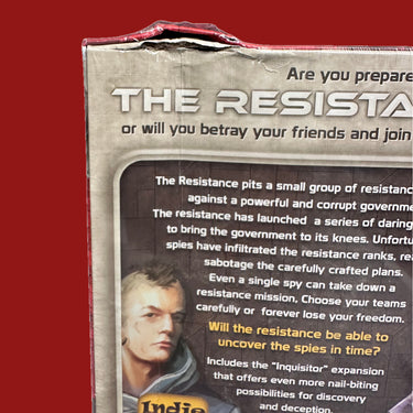 The Resistance (3rd Edition) (DAMAGED) - the box split along the top edge of the back panel