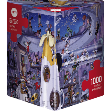 Rocket Launch jigsaw puzzle box