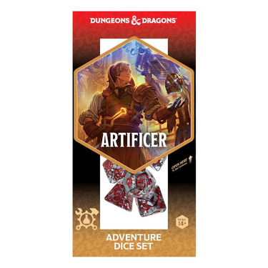 Dungeons & Dragons Adventure Dice Set - Artificer (Clear) - Thirsty Meeples