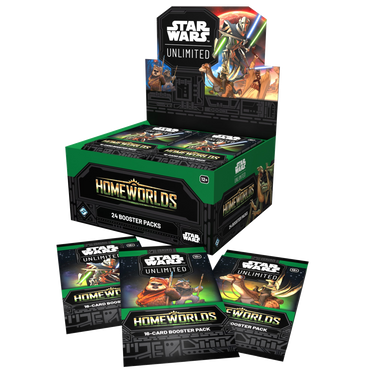Star Wars: Unlimited - Homeworlds Booster Display - with booster packs