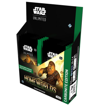 Star Wars: Unlimited - Homeworlds Carbonite Booster Display (12 Packs) (PRE-ORDER)