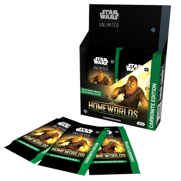 Star Wars: Unlimited - Homeworlds Carbonite Booster Display (12 Packs) (PRE-ORDER)