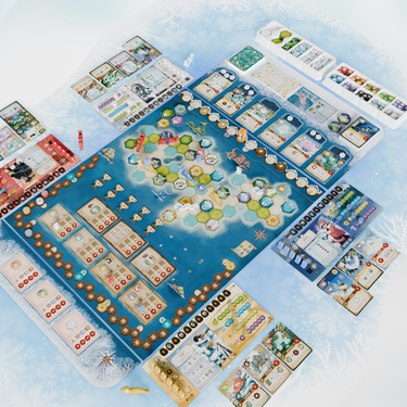 Wondrous Creatures: Winterfall game in play