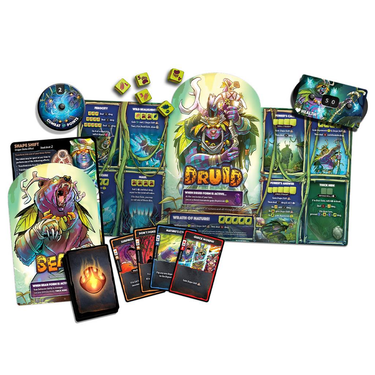 Dice Throne Druid Hero Pack contents