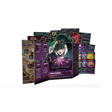 Dice Throne Adventures: Unchained components