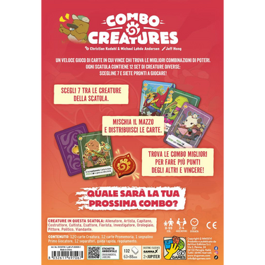 Combo Creatures Witty Ones back of box