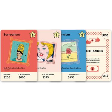 Going, Going, Gone! The Card Game Surrealism and Modernism artwork cards