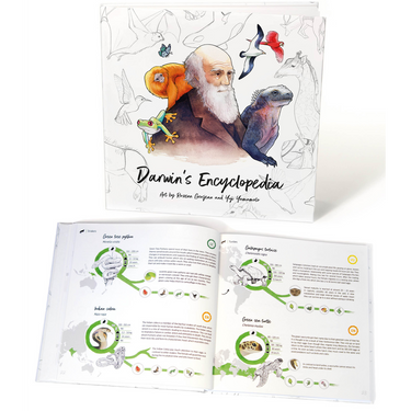 Darwin's Encyclopedia interior spread