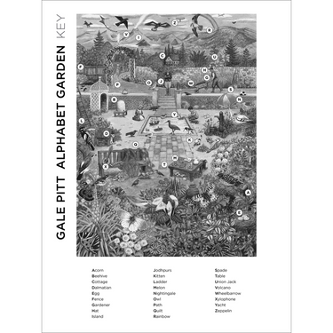 Gale Pitt: Alphabet Garden – detail