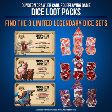 DCC Loot Pack legendary dice sets