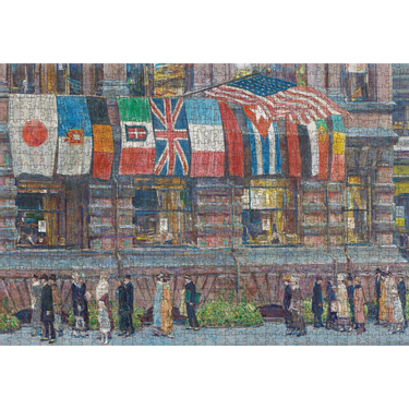 Childe Hassam: Allied Flags – puzzle artwork