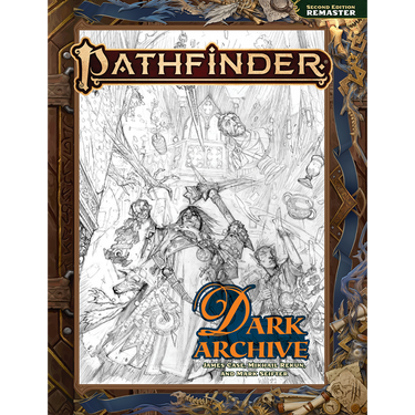 Pathfinder Dark Archive Remastered Sketch Cover