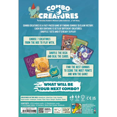 Combo Creatures Quick Ones back of box