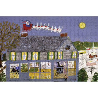 Grandma Moses: Santa Claus II – puzzle artwork