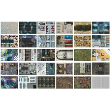 Big Book of Battle Mats for Cyberpunk RED maps